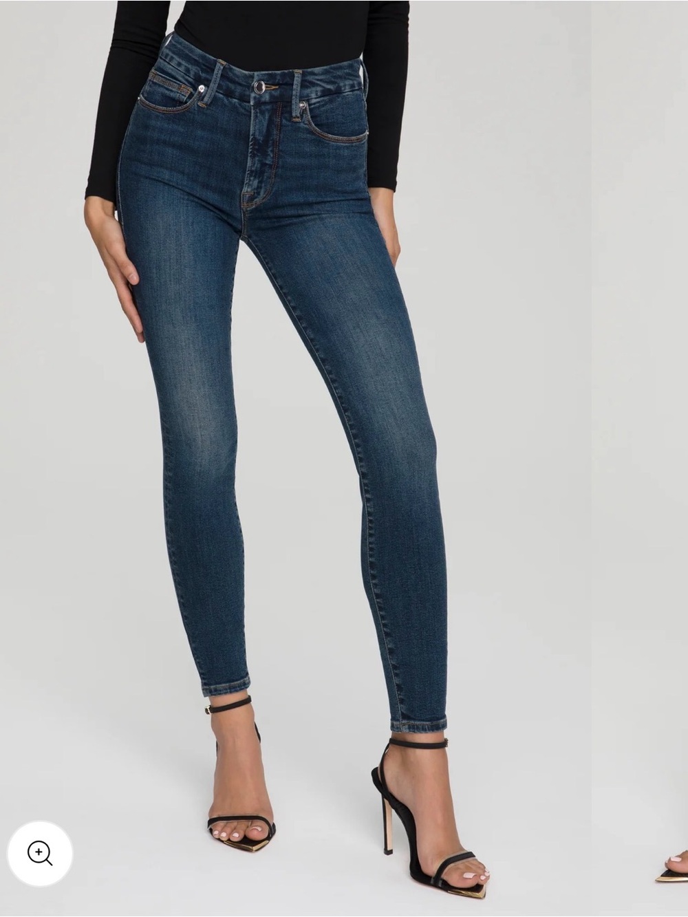 Good American Good Legs High Waist Ankle Skinny Jeans